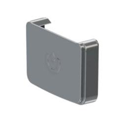 Čelo žľabu HRANATÉ 125mm čierne
